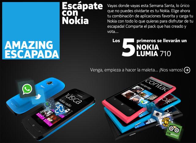 Concurso Amazing Escapada de Nokia