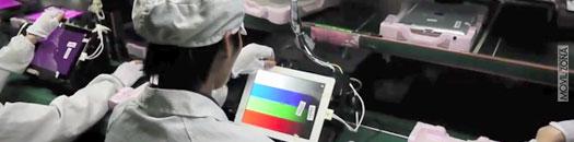 Fabricación del iPad en China