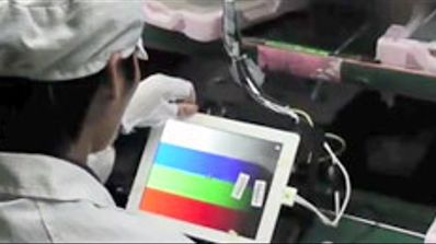 Fabricación del iPad en China