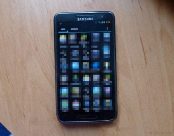 Fotografía de la interfaz gráfica del Galaxy S3