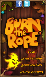 captura del juego burn the rope