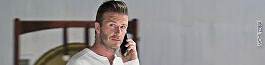 David Beckham y el Galaxy Note