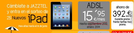 Publicidad de Jazztel del nuevo iPad