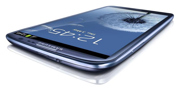 Samsung Galaxy S3 de color azul