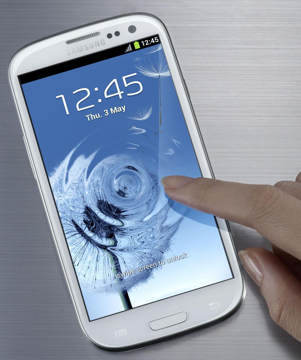 Samsung Galaxy S3 de color blanco