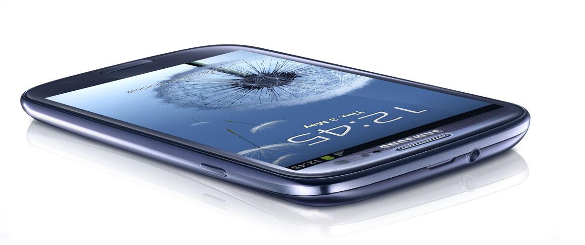 Samsung Galaxy S3 de color azul