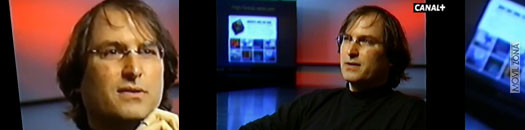 Steve Jobs en una entrevista de televisión