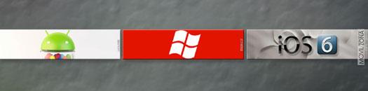 Logotipo de Windows Phone, IOS 6, Jelly Bean