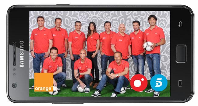 Eurocopa 2012 con Orange en el móvil