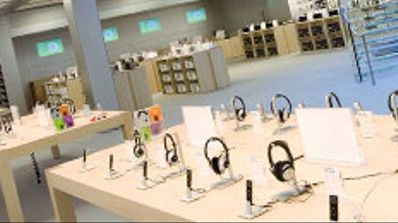 Interior de la Apple Store de Nueva York