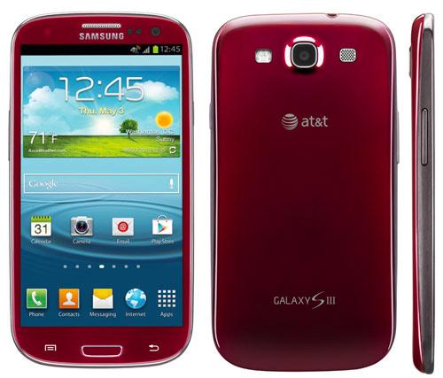 Samsung Galaxy S3 rojo