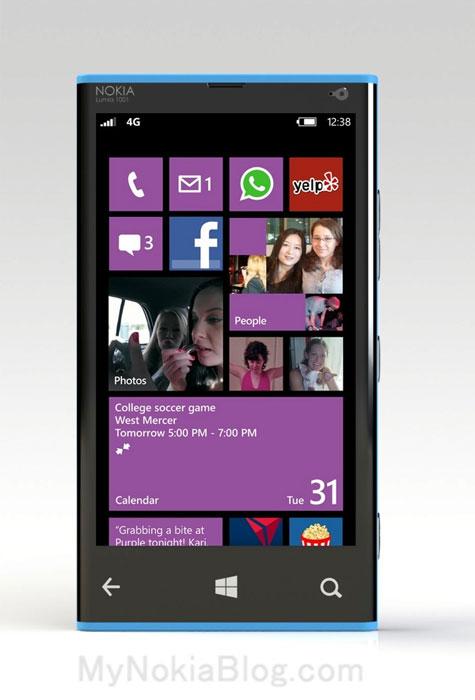 Nokia Lumia 1001 PureView concepto