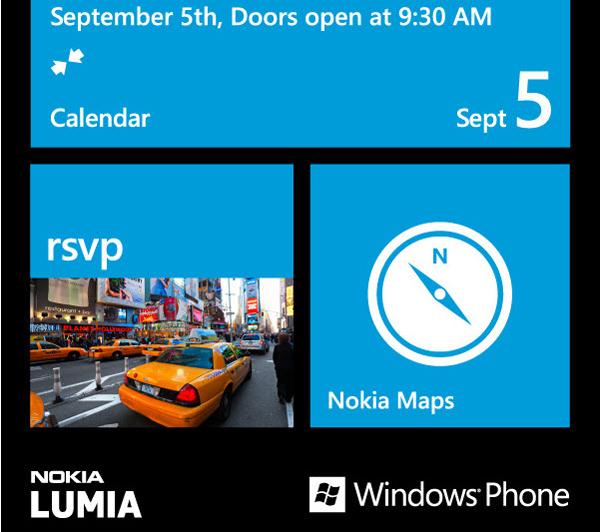 Invitación evento Nokia 5 septiembre 2012