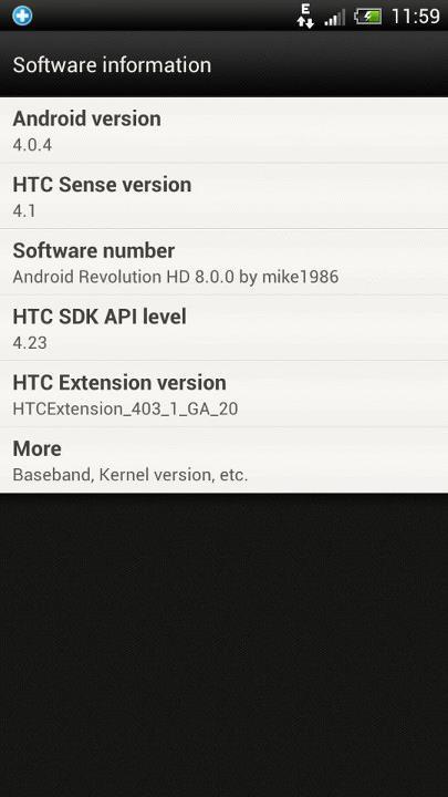 HTC Sense 4.1 en el One X