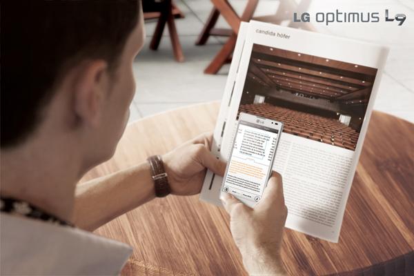 LG Optimus L9 detalle de uso
