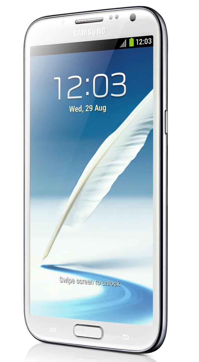 Samsung Galaxy Note 2 en color blanco