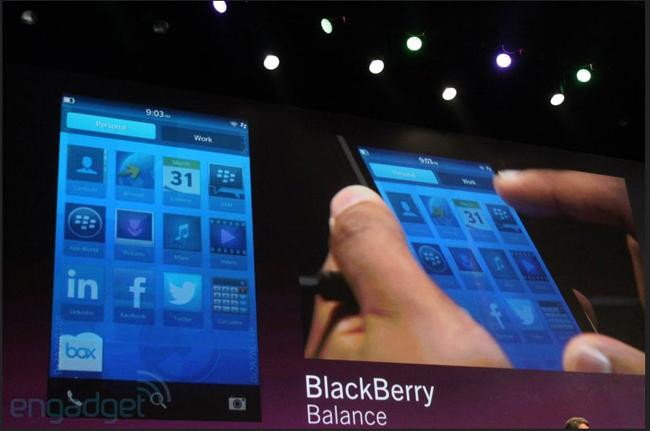 BlackBerry Balance en BB10
