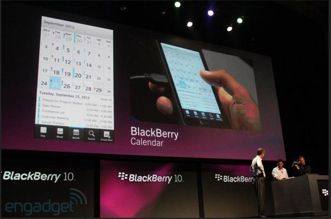 BlackBerry Calendar en BB10