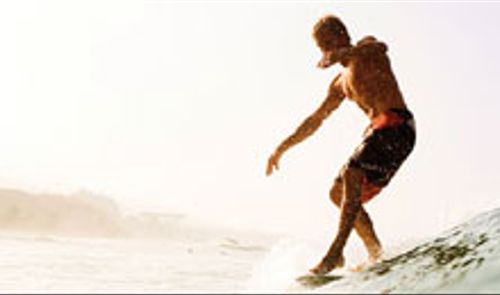 surf en la playa