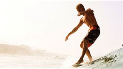 surf en la playa
