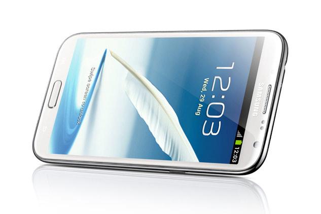 Samsung Galaxy Note 2 en color blanco