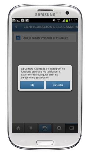 Instagram en Samsung Galaxy S3