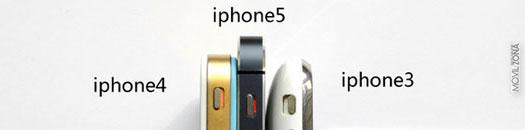 iPhone 5 comparativa con 4S y 3GS
