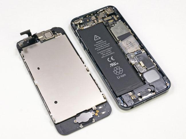 Despiece del iPhone 5, batería
