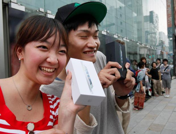 Compradores del iPhone 5 el 21 de septiembre