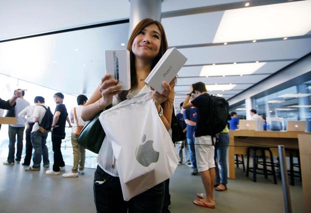 Compradora del iPhone 5 el 21 de septiembre