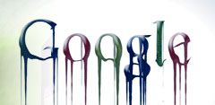 Google Logo derretido