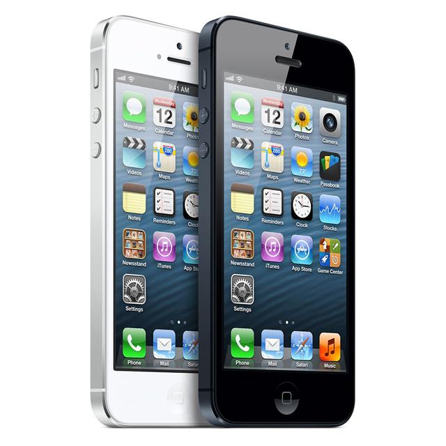 iPhone 5 en negro y blanco