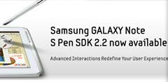 Samsung Galaxy Note 2 SDK