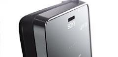 Sony Xperia T negro parte superior con logotipo de Sony