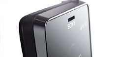 Sony Xperia T negro parte superior con logotipo de Sony