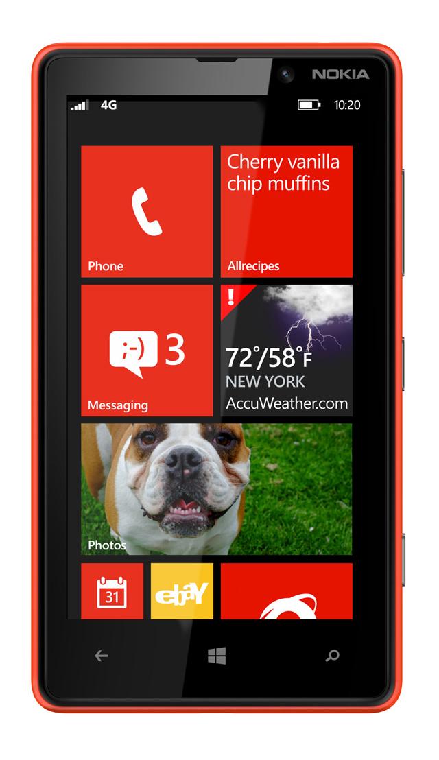Windows Phone 8, menú de inicio