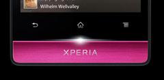 Sony Xperia Miro de color rosa