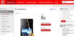 Hazte con el Xperia U por cero euros en Vodafone