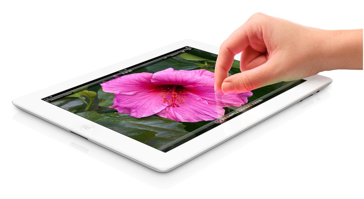 Nuevo iPad en color blanco