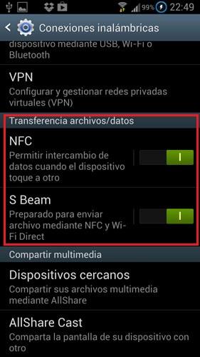 NFC y Android Beam