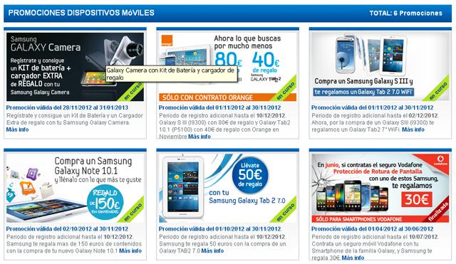 Campañas promocionales de Samsung