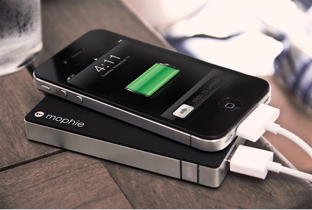 Batería extra para el iPhone 5 de Mophie
