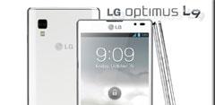 Lg Optimus L9 de color blanco