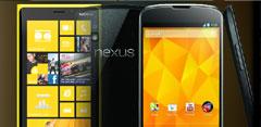 Comparativa LG Nexus 4 y Nokia Lumia 920 de todos los ángulos