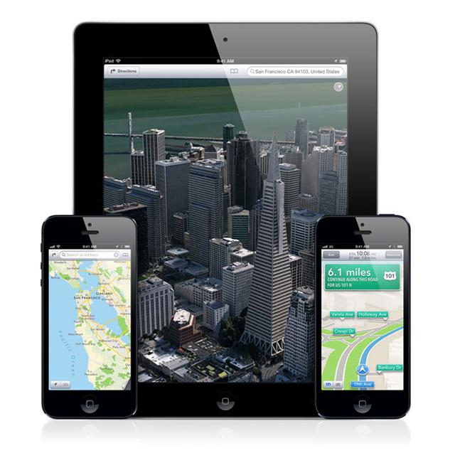 Apple Maps en dispositivos iOS