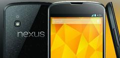 Nexus 4 con pantalla de color amarillo