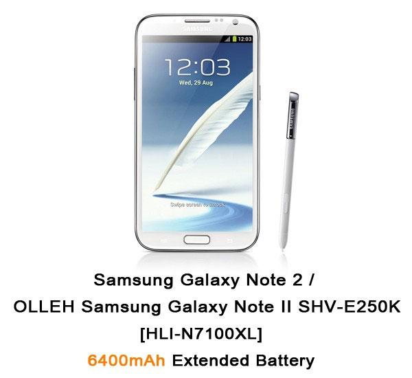 Samsung Galaxy note 2 con doble de autonomía