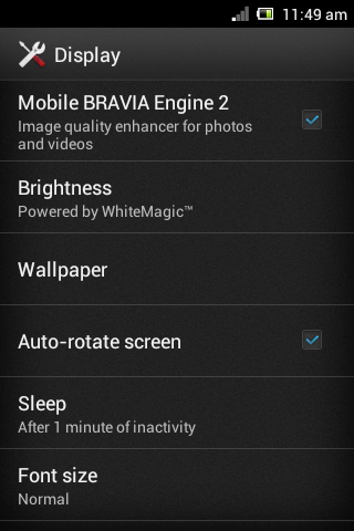 Mobile Bravia Engine 2 para Sony Xperia