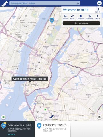 Nokia Here Maps en iOS