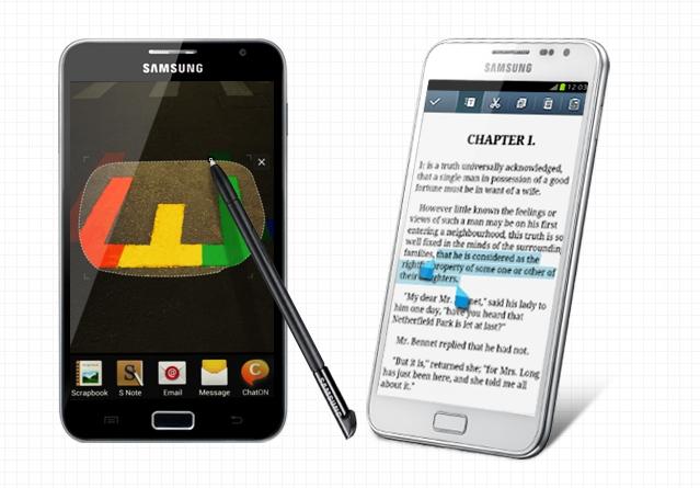 Funcionalidad Easy Clip en Samsung Galaxy Note